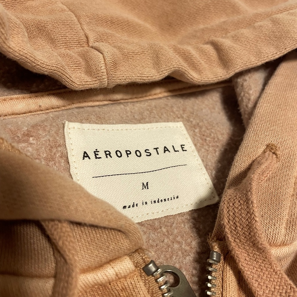 aeropostale cropped zip up hoodie
